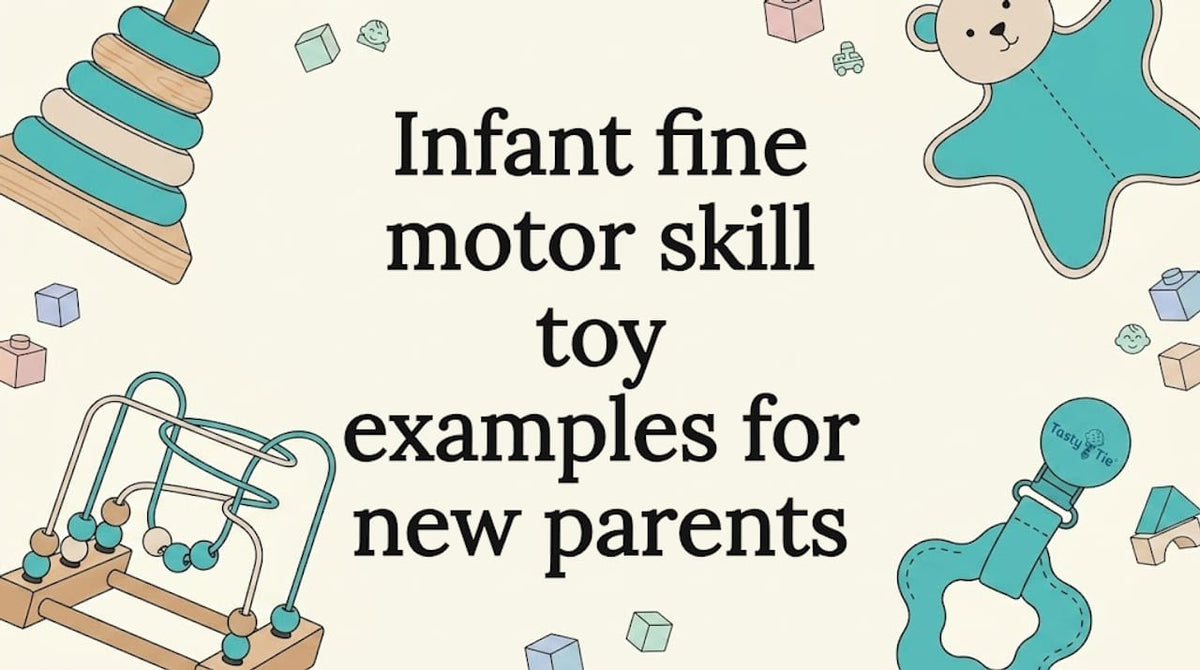 Infant fine motor skill toy examples for new parents – Tasty Tie