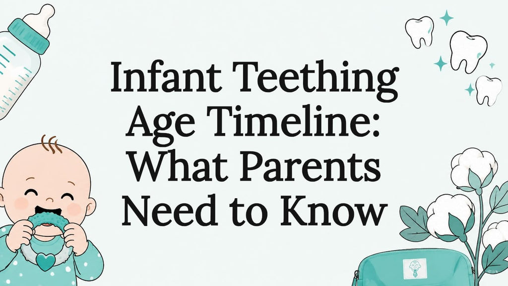 Infant Teething Age Timeline: What Parents Need to Know – Tasty Tie
