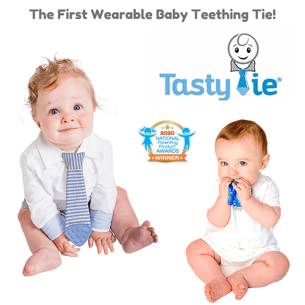 Introducing The First Wearable Baby Teething Tie! - Tasty Tie
