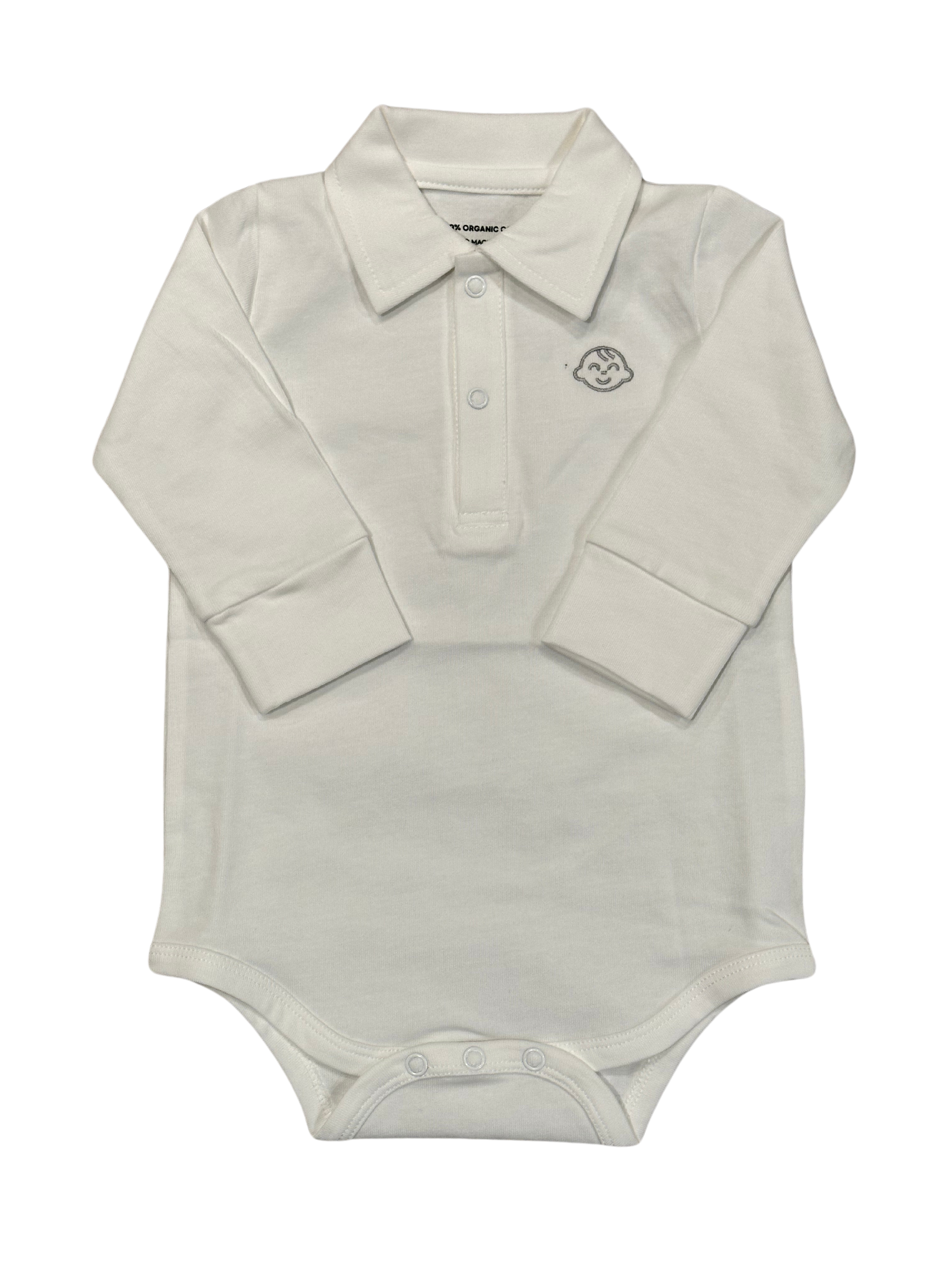 Collared Bodysuit (GOTS Certified Organic Cotton) – Tasty Tie